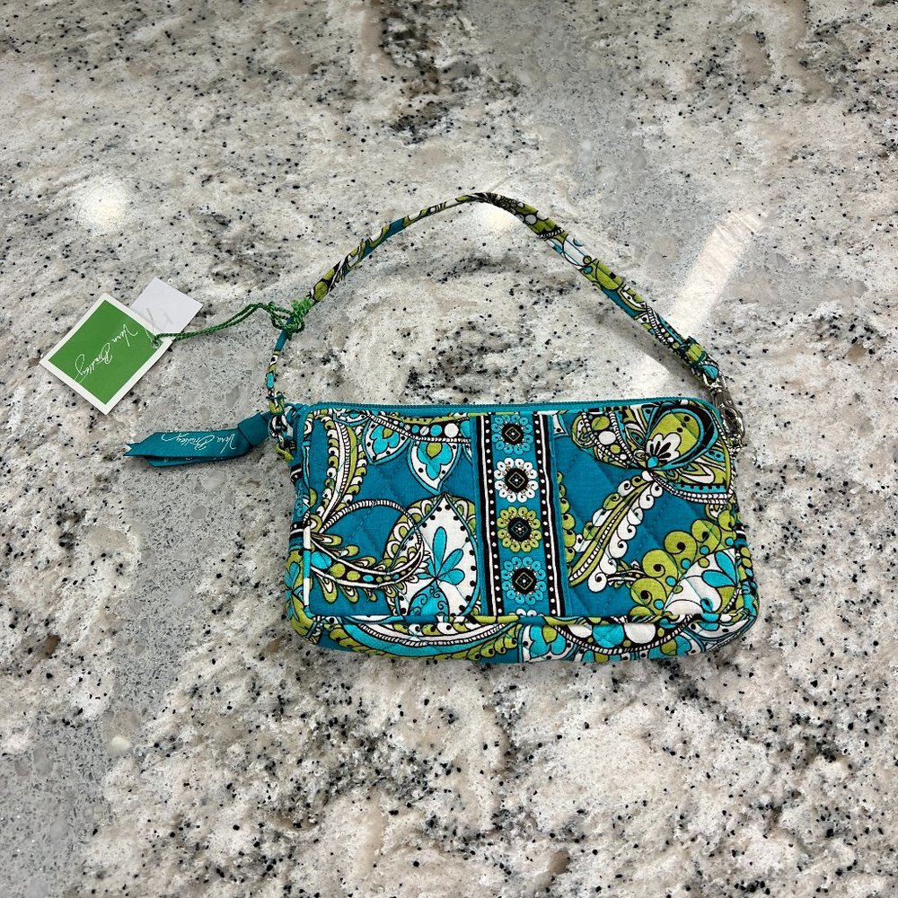 Vera Bradley Peacock Wristlet